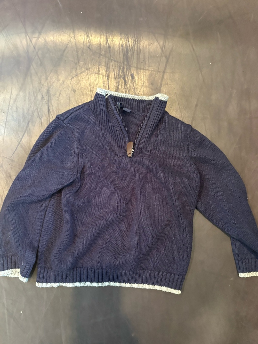 Janie and jack half zip sweater